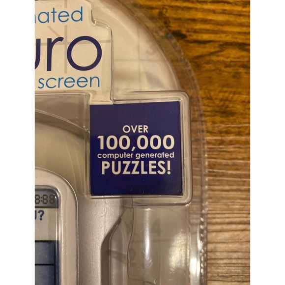 Kakuro Illuminated Mega Touch Screen Logic‎ Puzzle Techno Source Travel Game NIB - Picture 4 of 9